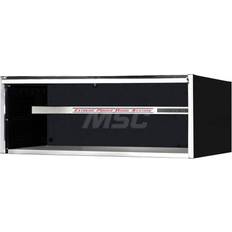 Tool box hutch Extreme Tools 72" Black Power Workstation Hutch with Chrome