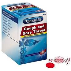 Medicines PhysiciansCare Cough & Sore Throat Lozenges, Cherry, 50/Box