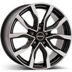 Mak Highlands Black Machined Face 8x19 5/120 ET38 B72.6