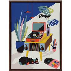 Kate and Laurel Sylvie Chill Out Saturday X 18" Framed Framed Art 45.7x61cm