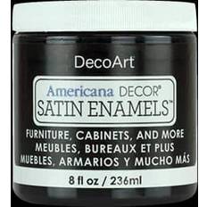 Black Wall Decor Deco Art Americana Satin Enamels 8oz-Classic Wall Decor