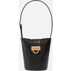 Sacs Seau Ferragamo Trifolio Leather Bucket Bag