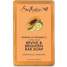 SheaMoisture 8 Oz. Papaya & Vitamin C W/ Yuzu Lemon Revive & Brighten Bar Soap