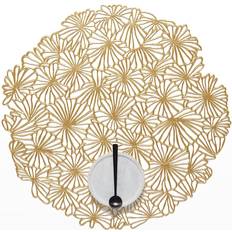 Chilewich Pressed Daisy Individuales Oro