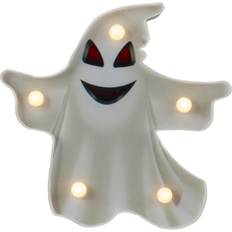 Northlight 7 White Lighted Ghost Halloween Marquee