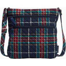 Vera Bradley Women's Iconic Triple Zip Hipster Foiled Cotton Shoulder Bag - Tartan