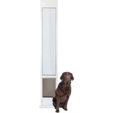 Pets PetSafe 10-1/4 in. 16-3/8 in. Large Tall White Freedom Patio Panel 76 in. to 81 in. Door