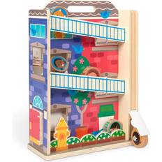 Melissa & Doug Go Tots Town House Tumble Play Set Multi Multi