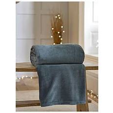 Deyongs Deyongs Snuggle Touch Throw Blankets Blue