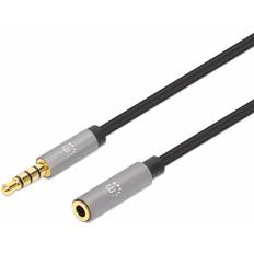 Cable ext Manhattan STEREO AUDIO 3.5MM EXT CABLE