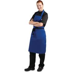 Aprons on sale Whites Chefs Clothing Whites Bib Apron Royal [A542] Apron Blue, White