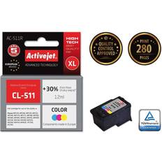 Bläckpatroner canon cl 511 ActiveJet AC-511 Bläckpatron - Cyan/Magenta/Gul