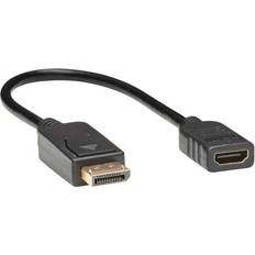 Tripp Lite DisplayPort to HDMI Adapter Converter 1080p M/F Black