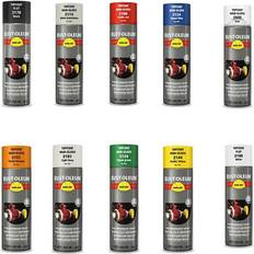 Inomhusfärger - Lackfärger Målarfärg Rust-Oleum Sprayfärg Hard Hat Grå Lackfärg Grå 0.4L