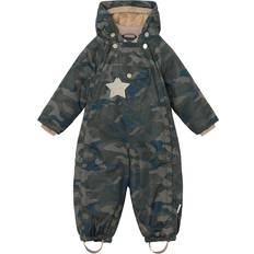 Mini A Ture Wisti Printed Snowsuit - Wisti/Military Green