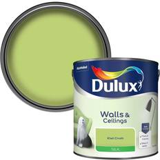 Dulux Walls & Ceilings Kiwi Crush Silk Emulsion Ceiling Paint, Wall Paint 2.5L