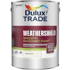 Dulux weathershield trade Dulux Trade Weathershield Smooth Masonry Paint Jasmine Wall Paint White