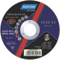 Norton Slibeskiver Tilbehør til elværktøj Norton Vulcan skæreskive 115x1,6x22,2 mm til rustfrit stål A46T-Bf Inox 41