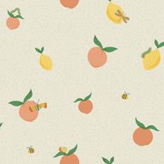 Wallpapers Holden Decor Tutti Fruity Cream/Orange Wallpaper