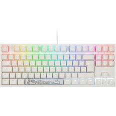 Ducky Mécanique Claviers Ducky Clavier One 2 TKL PBT DKON1787ST-CDEPDWWT1 Filaire Mécanique USB DE Blanc