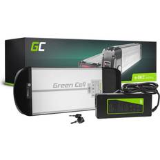 Green cell 36v Green Cell Green Cell elcykelbatteri 36V 10Ah med lader