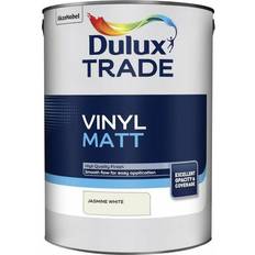 Dulux Trade Vinyl Matt Wall Paint White 5L