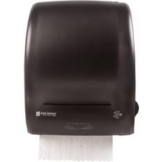 Black Dispensers San Jamar Simplicity Mechanical Roll Towel Dispenser