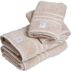 Hør Badehåndklæder Kosta Linnewäfveri Frottésæt 65x135 Badehåndklæde Beige
