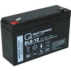 Q-Batteries Q-Batteries 6LS-12 6V 12Ah AGM Batteri