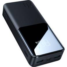 2 x usb c oplader Joyroom JR-QP192 22.5W Powerbank 2 x USB-A (QC3.0) 1 x USB-C (PD) 20.000 mAh Sort