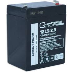 Litium batterier 12v Q-Batteries Q-Batteries 12LS-2.9 12V 2,9Ah AGM batteri