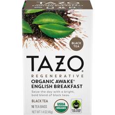 English breakfast tea Tazo Regenerative Organic Awake English Breakfast Tea 16 Tea