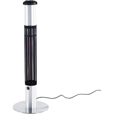 Furniturebox Estufa De Patio De Metal 110 cm 1500W