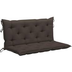 vidaXL hynde gyngesofa stof Stolehynde Beige, Grå (120x)