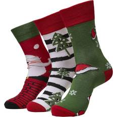 Christmas socks Urban Classics Stripe Santa Christmas Socks 3-Pack Socks