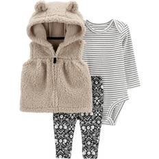 Carter's Baby Sherpa Little Vest Set 3-piece - Multi (1O616510)