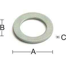 Fasadsiffror på rea Habo Slitring 250 13x22x2mm Galv SB