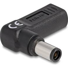Adapter jackstik usb c DeLock bærbar adapter USB-C hun - Vinklet