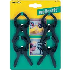 Wolfcraft Tving Wolfcraft 4 microfix fjedertvinger 3432000 Spann-Weite Skruvtving