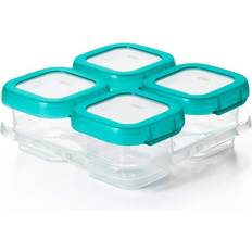 Maschinenwaschbar Milchpulverportionierer & Aufbewahrungsdosen OXO Tot Baby Blocks Freezer Storage Containers Teal