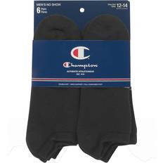 Socks Champion Mens Double Dry Performance No-Show Sock 6-Pack C608S