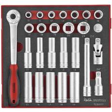 Teng tools hylsnyckelsats Teng Tools HYLSNYCKELSATS EVA TED1227 Hylsnyckel