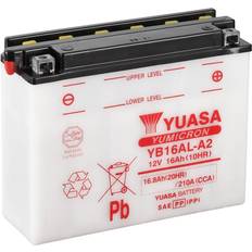 12v batteri til motorcykel Yuasa YB16AL-A2 12V Batteri til Motorcykel