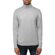 Viscose Sweaters XRay Classic Turtle Neck Sweater - Heather Grey