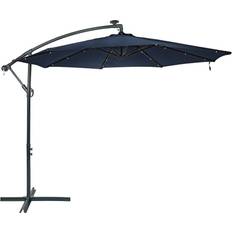 Garden & Outdoor Environment JLP-405 Decor 10 ft. Offset Solar Umbrella