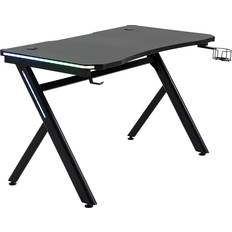 Homcom RGB Gaming Desk - Black