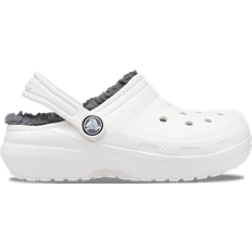 Kid's Classic Lined Clog - White/Grey