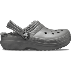 Slippers Crocs Kid's Classic Lined Clog - Slate Grey/Smoke