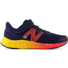 New Balance Blue Sport Shoes Children's Shoes New Balance Kid's Fresh Foam Arishi v4 - Team Navy/Electric Red/Egg Yolk