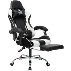 Gaming Racing Recliner Chair - White